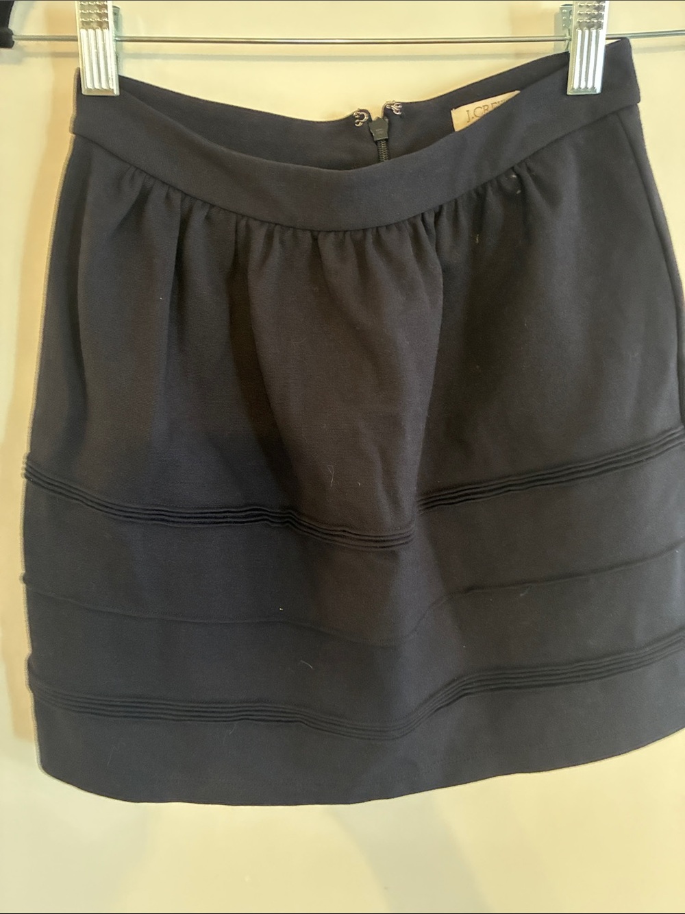 J. Crew Black Dark Academia Pleated Mini Skirt Sz 00 Punk